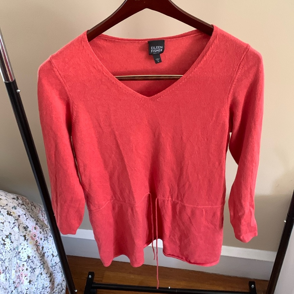 Eileen Fisher Silk Top Petite Large